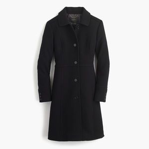 Italian double-cloth wool lady day coat
